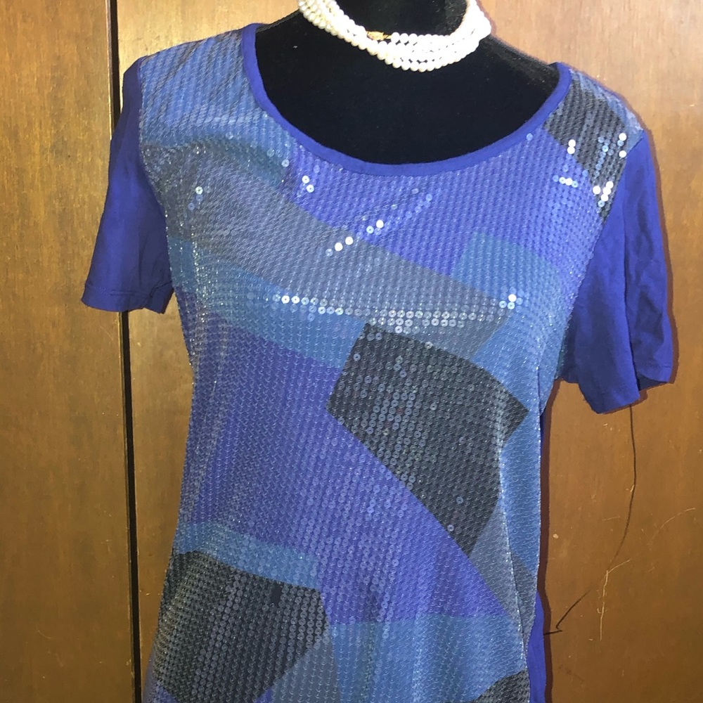DKNY  Sequined Fashion Tee